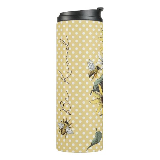 Bee Kind Thermosbecher (Nach links gedreht)