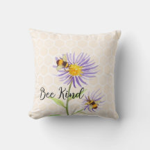 Bee Kind Throw Kissen