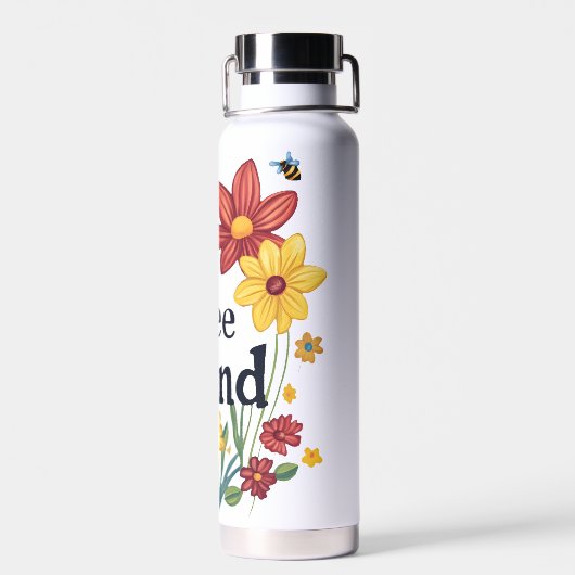 Bee Kind Trinkflasche (Rückseite)