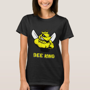 Bee King Rett Bies Retro Style Climate Blume 1 T-Shirt