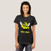 Bee King Rett Bies Retro Style Climate Blume 1 T-Shirt (Vorne ganz)