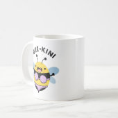 Bee-kini Funny Bee Puns Kaffeetasse (Vorderseite Links)