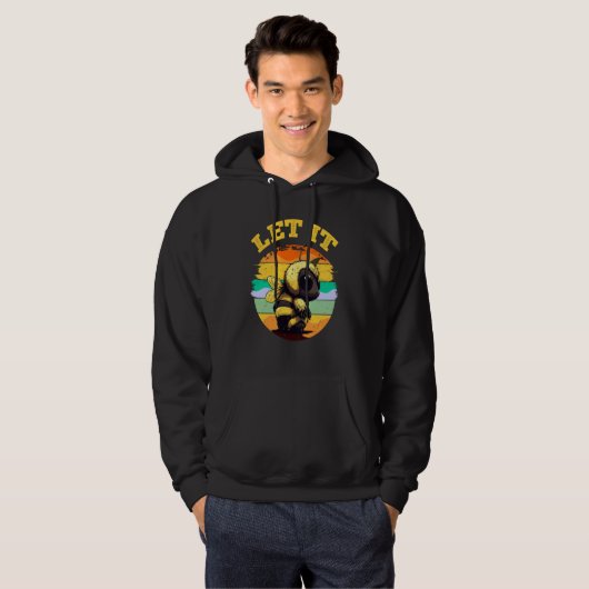 Bee Let it Beekeeper Honeybee Beekeeping Hoodie (Vorne ganz)