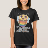 Bee LGBTQ+ LGBT LGBTQ Rainbow Bee T-Shirt (Vorderseite)