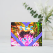 BEE LIEBE POSTCARD POSTKARTE (Stehend Vorderseite)