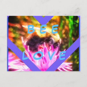 BEE LIEBE POSTCARD POSTKARTE