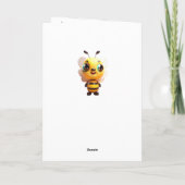 Bee-lieve Honey Bee Grußkarte Karte (Rückseite)