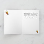 Bee-lieve Honey Bee Grußkarte Karte (Innenseite)