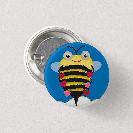 Bee-Lieve in dir Button (Vorne & Hinten)