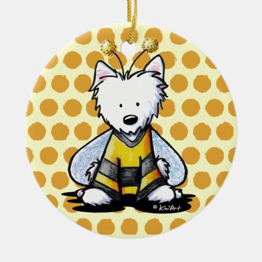 BEE Lighthearted Westie Ornament (Vorne)