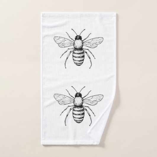 Bee Lover Badhandtuch Set (Handtuch)