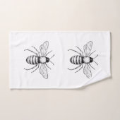 Bee Lover Badhandtuch Set (Handtuch)