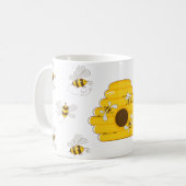 Bee Lover's Delight: Die Natur mit unseren Bienen Kaffeetasse (Vorderseite Links)