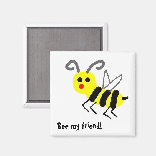 Bee Magnet (Vorderseite/Rückseite)