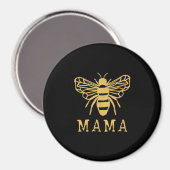 Bee Mama Mom Gift | Cute Bee Lover Gift Magnet (Vorderseite/Rückseite)