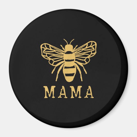 Bee Mama Mom Gift | Cute Bee Lover Gift Magnet (Vorne)