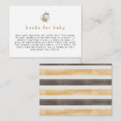 Bee Mama to Bee Books for Baby Enclosure Card Begleitkarte (Vorne/Hinten)