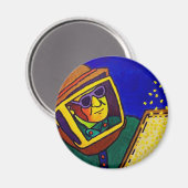 Bee Man 2 von Piliero Magnet (Vorderseite/Rückseite)