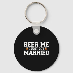 Bee Me Ich Got gerade Verheiratet Groom Bachelor P Schlüsselanhänger
