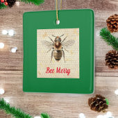 Bee Merry Christmas Bee Keramikornament