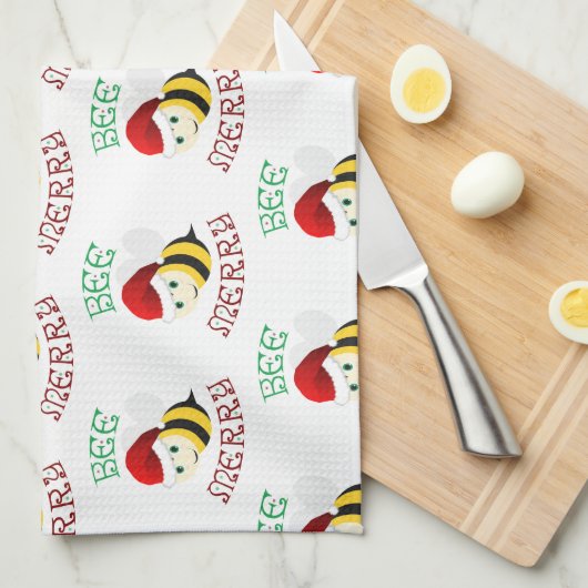 Bee Merry Geschirrtuch (Viertel Falte)