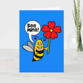 Bee Mine Feiertagskarte