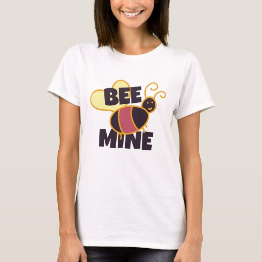 Bee Mine for Valentine Gift T-Shirt (Vorderseite)