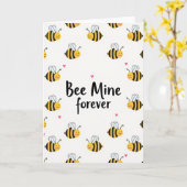Bee Mine Forever Love Card Karte (Gelbe Blume)