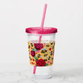 Bee Mine Golden Honey Acryltrinkbecher (Rückseite)