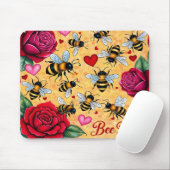Bee Mine Golden Honey Liebe Mousepad (Mit Mouse)