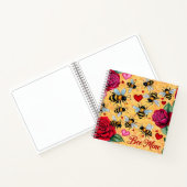 Bee Mine Golden Honey Liebe Notizblock (Innenseite)