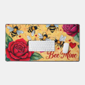 Bee Mine Golden Honey Liebe Schreibtischunterlage (Tastatur & Maus)