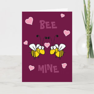 Bee Mine Grußkarte Karte