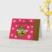 Bee Mine Grußkarte Karte (Gelbe Blume)