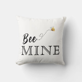 Bee Mine Heart Throw Kissen