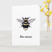 Bee Mine Karte (Gelbe Blume)