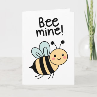 "Bee Mine" Karte