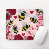 Bee Mine Liebe Buzz Design Mousepad (Mit Mouse)