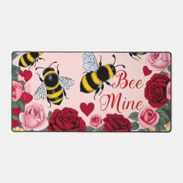 Bee Mine Liebe Buzz Design Schreibtischunterlage