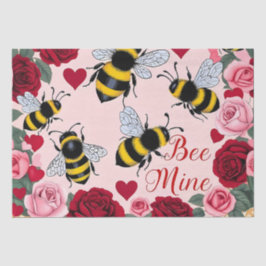 Bee Mine Liebe Buzz Design Seidenpapier