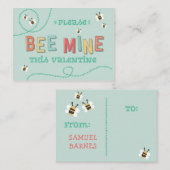 BEE MINE MITTEILUNGSKARTE (Vorne/Hinten)