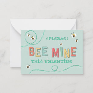 BEE MINE MITTEILUNGSKARTE