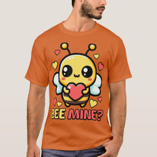 Bee Mine Niedlich Valentinstag Bee Pun T-Shirt