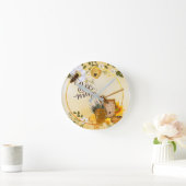 "Bee Mine" Niedliche Biene Funny Valentine Runde Wanduhr (Zuhause)