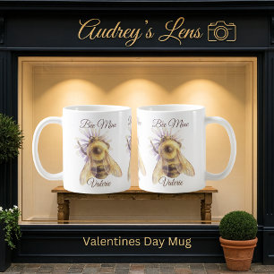 Bee Mine Original Fotografie Valentinstag Kaffeetasse