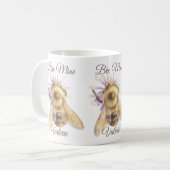 Bee Mine Original Fotografie Valentinstag  Kaffeetasse (Vorderseite Links)