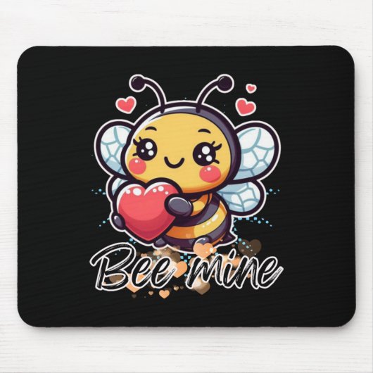 Bee Mine Sticker Mousepad (Vorne)