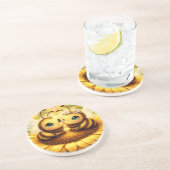 BEE Mine Sunflower Getränkeuntersetzer (Seite)