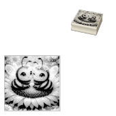 BEE Mine Sunflower Gummistempel (Stempel)