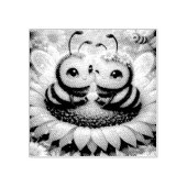 BEE Mine Sunflower Gummistempel (Prägung)